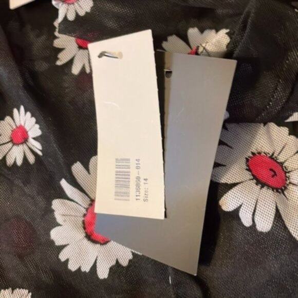 Molly Goddard mesh daisy shirts Black US 10 - Picture 8 of 8